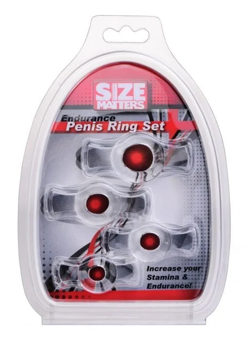 Endurance Clear 4 Ring Penis Set - Image 2