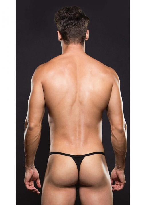 Microfiber Magnetic G String Black - Image 2