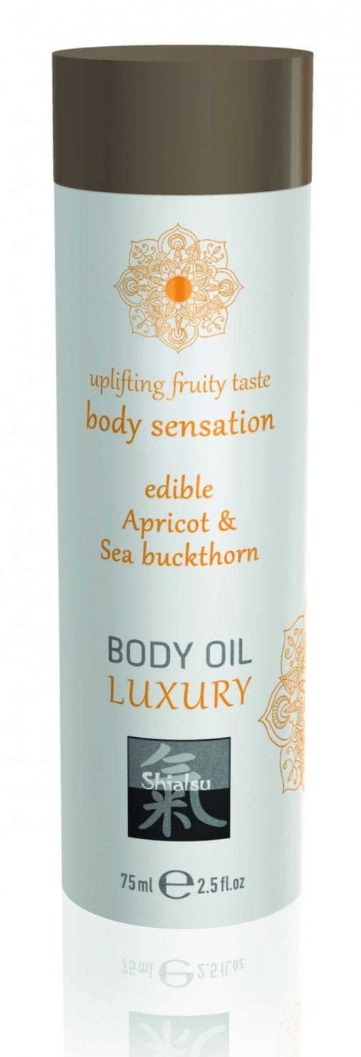 Shiatsu Luxury Body Oil Edible Apricot and Sea Buckthorn