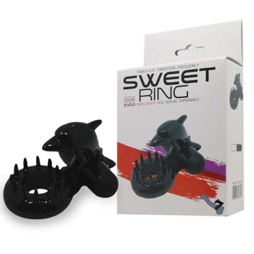 Sweet Ring "Dolphin" Black