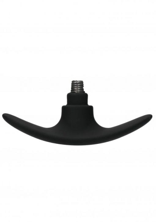 Interchangeable Butt Plug Set - Pointed Medium - Black