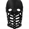 Leather Male Mask - Black