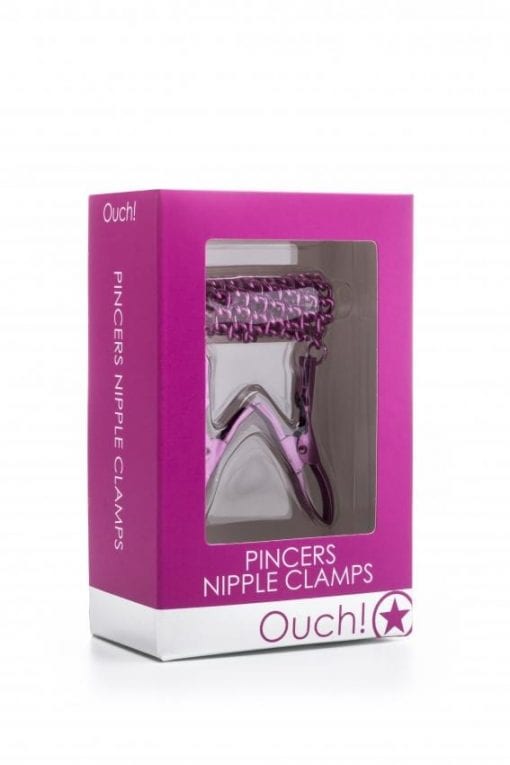 Pincers Nipple Clamps - Pink