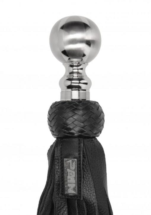 Metal Ball Flogger - Black