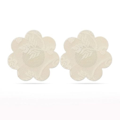 Lace Heart and Flower Nipple Pasties Twin Pk - Image 2