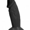 4 Inch Realistic Dildo - Black