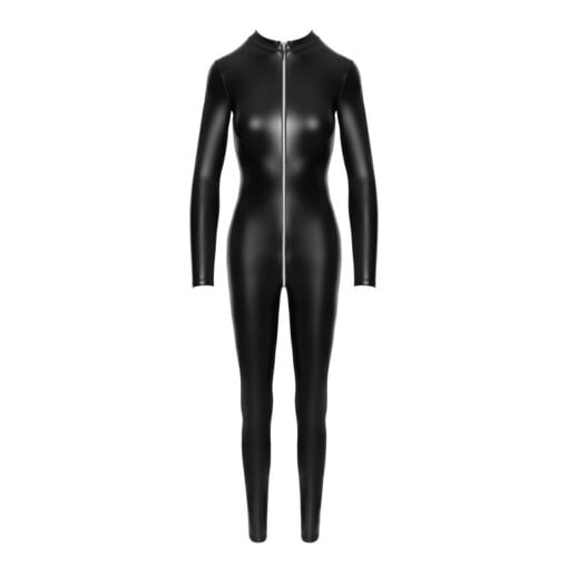 Power Wetlook Catsuit w Front Zipper - Image 4