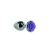 Purple Rose 3in  Metal Butt Plug - Image 4
