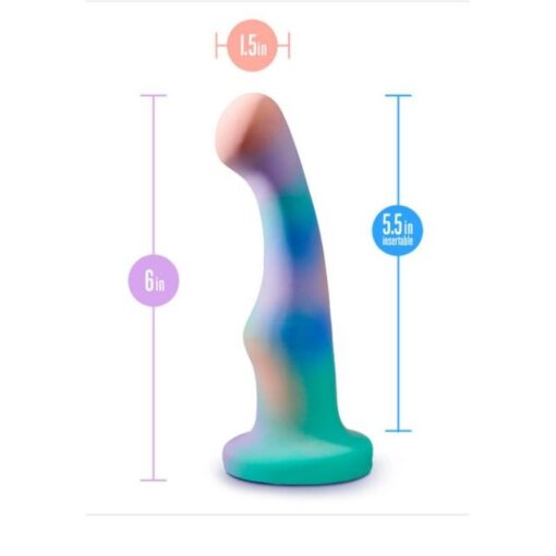 Avant Opal Dreams Aqua Silicone Dildo - Image 3