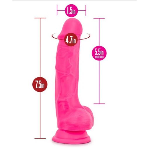 Ruse Hypnotize Hot Pink Dildo - Image 5