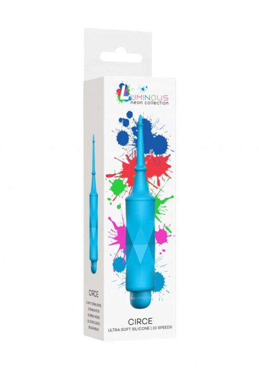 Circe - ABS Bullet With Silicone Sleeve - 10-Speeds - Turquoise