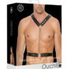 Twisted Bit Black Leather Harness - One Size - Black