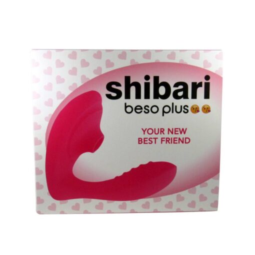 Shibari Beso Plus G-Spot and Clitoral Vibrator Pink - Image 2