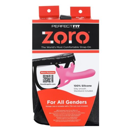 Zoro Strap-On 6.5in Pink - Image 2