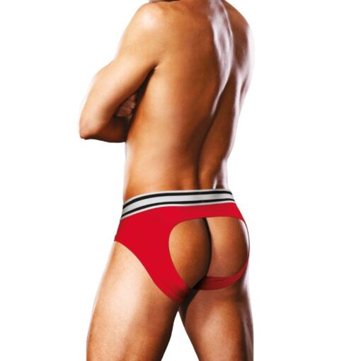 Prowler Open Back Brief Red/White - Image 2