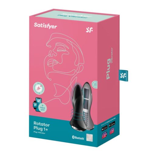 Satisfyer Rotator Plug 1+ Black - Image 3