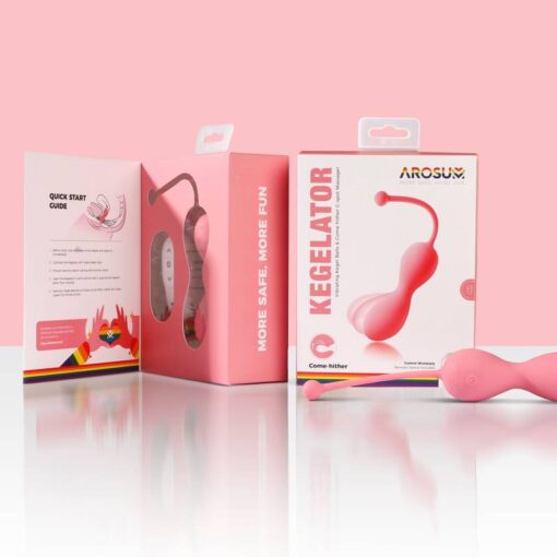 Kegelator Duo Vaginal Balls Come Hither Stimulator with Remote - Image 5