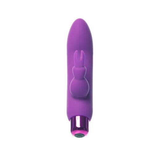 Alices Bunny Rechargeable Bullet w Rabbit Sleeve Purple - Image 2