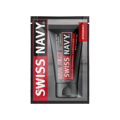 Swiss Navy Anal Jelly Lube 5ml Sachets (100 Pk)