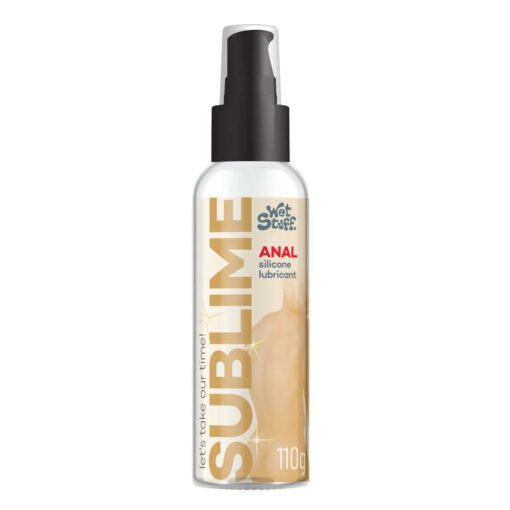 Wet Stuff Sublime Anal Silicone Lubricant Pump Top 110g