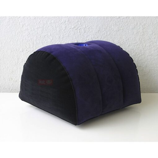 Inflatable Sex Positioning Half Dome Cushion with Toy Holder