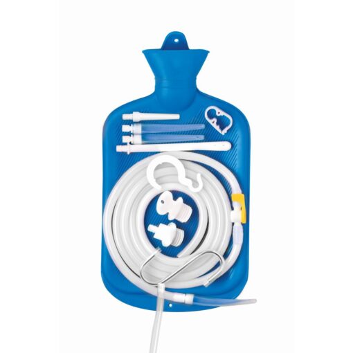 Deluxe Shower Enema Bag and Nozzle Kit