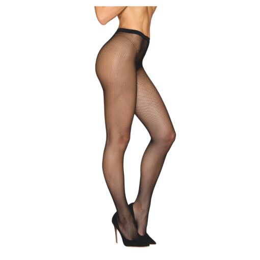 Dreamgirl Basic Fishnet Pantyhose Black - Image 2