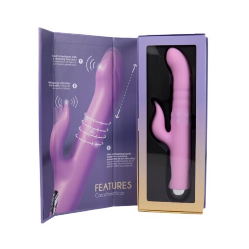 Osma Majestic Pro USB 10 Mode Pearl Rabbit Vibrator - Image 4