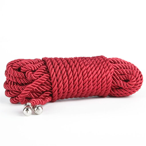 Rebellion Reign Crimson Silky Bondage Rope Red