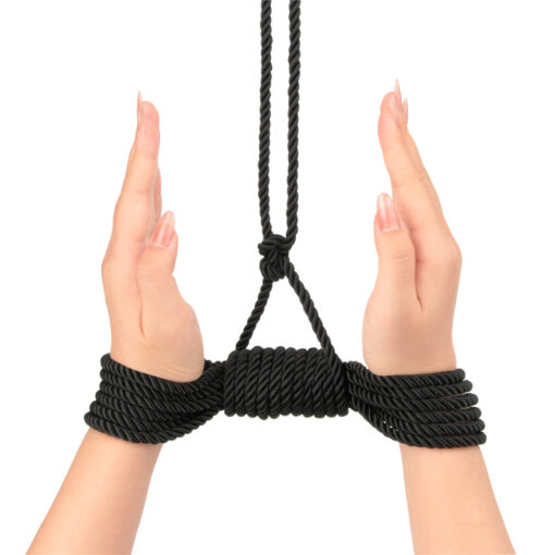 Rebellion Reign Ebony Silky Bondage Rope Black - Image 2