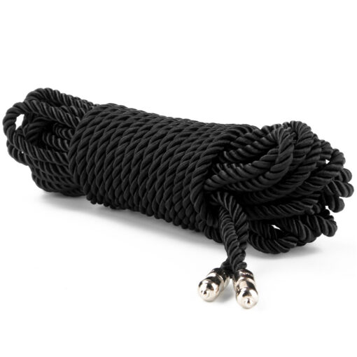 Rebellion Reign Ebony Silky Bondage Rope Black - Image 3