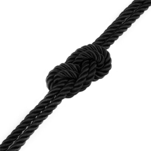 Rebellion Reign Ebony Silky Bondage Rope Black - Image 4