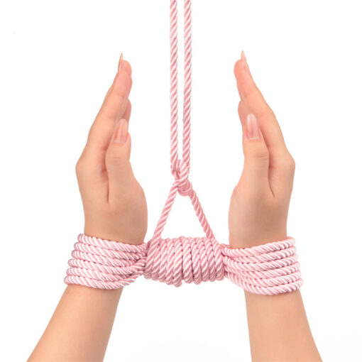 Rebellion Reign Rose Silky Bondage Rope Pink - Image 2