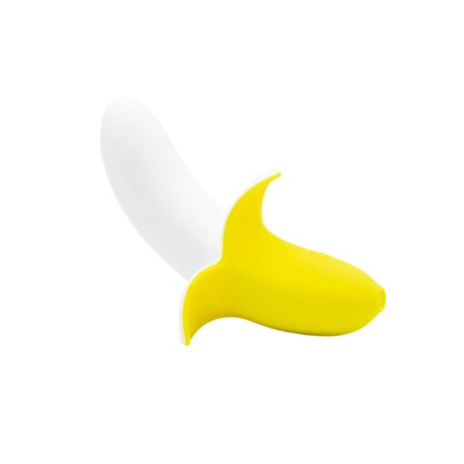 Banana Bliss 13cm Silicone Slimline Vibrator Massager