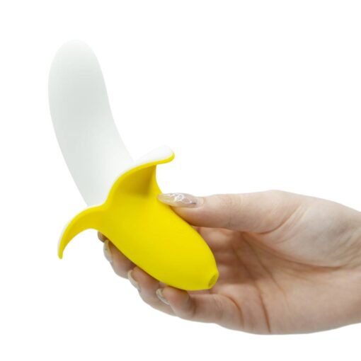 Banana Bliss 13cm Silicone Slimline Vibrator Massager - Image 2