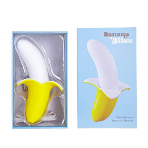 Banana Bliss 13cm Silicone Slimline Vibrator Massager - Image 6