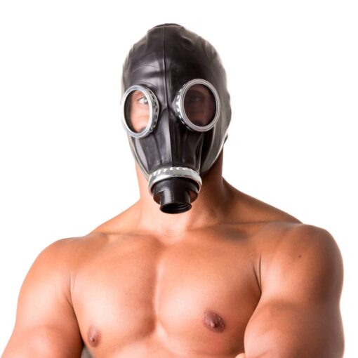 Classic 80s Fetish Rubber Gas Mask