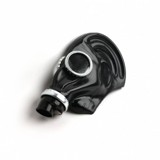 Classic 80s Fetish Rubber Gas Mask - Image 4