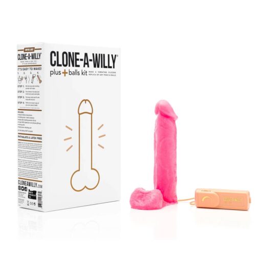 Clone a Willy Plus Balls Kit Hot Pink - Image 2