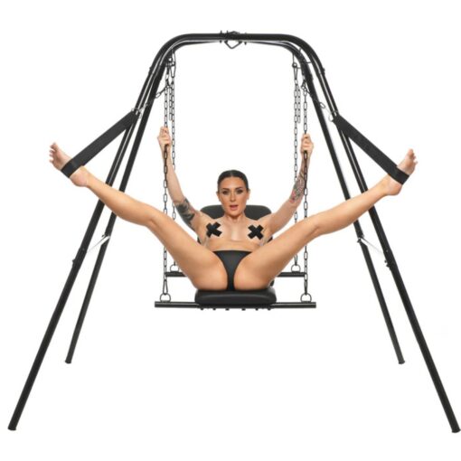 Throne Adjustable Sex Sling with Stand